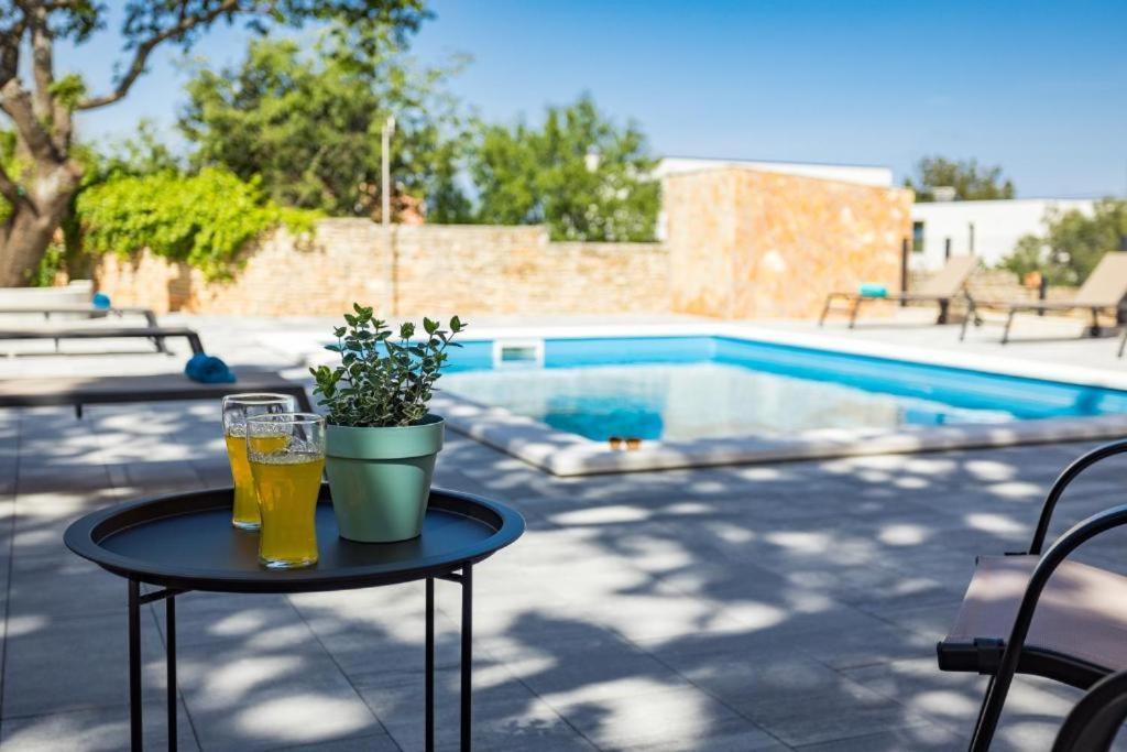 Cesare Apartment, With Swimming Pool And Sea View Ližnjan Exteriör bild